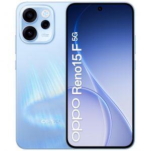 Oppo Smartphone Reno15 F 5G 8Go 256Go Bleu aurore 6.57"AMOLED 7000mAh