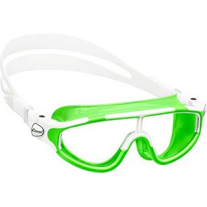 Image de Cressi Baloo, Lunettes Piscine Natation Enfant Anti Buee Lime/Blanc