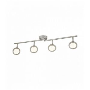 Image de Searchlight Spot languna 4 ampoules led split bar chrome