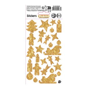 Cleopatre Stickers de Noël Or 27 pcs