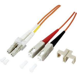 EFB Elektronik C&acirc;ble de raccordement fibre optique O0320.1 [1x LC m&acirc;le - 1x SC m&acirc;le] 50/125&micro; Multimode OM2 1 m