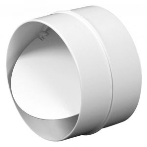 Awenta 150mm Non Retour Tuyau Lien pvc Blanc Rond Grille