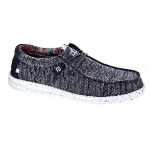 Dude Hey Wally SOX, Mocassin Homme, Black White, 41 EU
