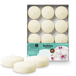 Bolsius Maxi bougies flottantes, Ivory