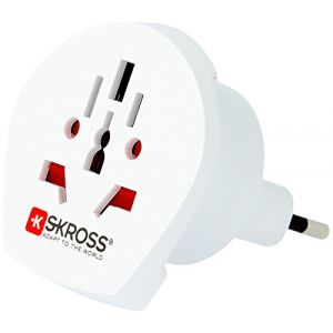 Skross World to Italy Adaptateur de Prise, Toutes Prises vers Prise Italienne