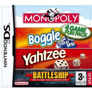 Hasbro Compilation: Monopoly + Boggle + Yahtzee + Battleships [NDS]