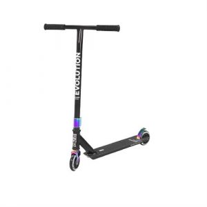 Raven Trottinette Evolution Rookie pour Adulte et Enfant Mixte en Noir Neo Chrome - 100mm