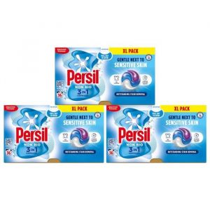 Persil XL 3 in 1 Washing Capsules Non Bio Stain Removal 36 Washes, 3 Pack