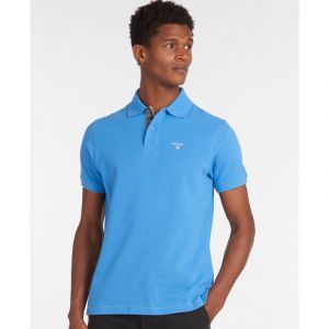 Barbour Tartan Pique Polo - Polo homme Delft Blue S