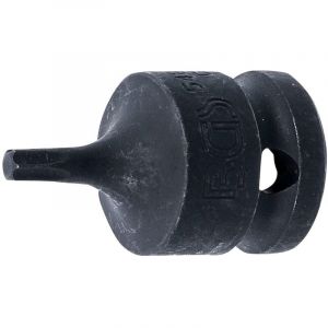 BGS Technic Douilles embouts 1/2 impact a chocs torx court de t20 a t70 - dimensions : torx-t27-choc