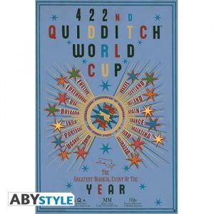 Abysse Corp Poster - Harry Potter - Quidditch World Cup (91.5 X 61 Cm), Micromania-Zing, num&eacute;ro un fran&ccedil;ais du jeu vid&eacute;o et de la pop culture.