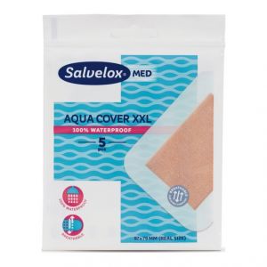 Salvequick Med Aqua Cover Xxl Maxi Patch 5 Pieces