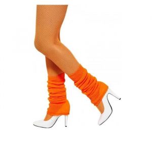 FIESTAS GUIRCA Accessoire de D&eacute;guisement Jambi&egrave;res Orange Fluo Taille Unique