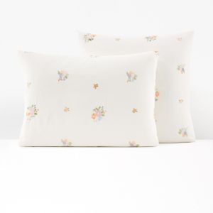 Taie d'oreiller percale de coton, Hollyhill Ecru Taille 50x70 cm;63x63 cm