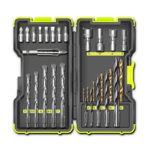 Ryobi RAK30MIX - Set de forets et d'embouts 30 pièces