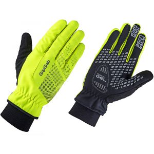 GripGrab Ride Windproof Hi-Vis Thermal Gants hiver coupe-vent et haute visibilité, fluo yellow XXL Gants VTT