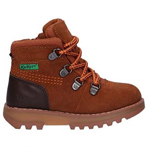 Kickers Kicknature, Bottillons Gar&ccedil;on, Marron Clair, 32