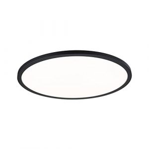 Paulmann Atria Shine 70998 Plafonnier LED 16 W Blanc Chaud Noir