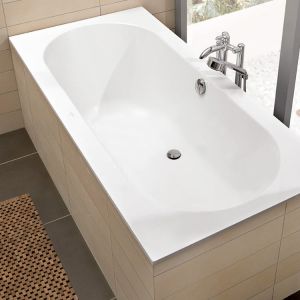 Villeroy & Boch Oberon Baignoire rectangulaire encastrée, UBQ199OBE2V-RW,