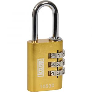 Kasp Cadenas K10530YELD jaune avec serrure à combinaison