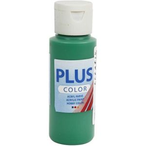 Plus color Peinture acrylique - 60 ml - Vert brillant