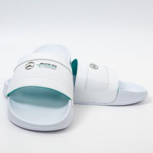 Puma MAPM Leadcat FTR, Chaussures de Plage & Piscine, White-Mercedes Team Silver, 35.5 EU