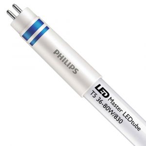 Philips LEDtube T5 master (hf) Ultra Output 36W 5200lm - 830 Blanc Chaud | 145cm - Équivalent 80W