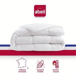 Abeil Couette chaude 400gr/m&sup2; Douceur Auvergnate - 200 x 200 cm - 2 personnes