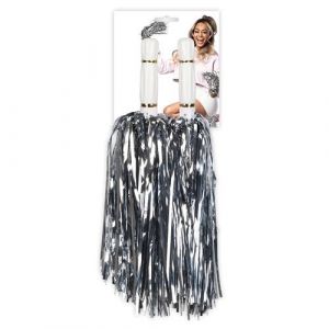 Boland Pompons métalliques, 2 pièces, accessoires pour costumes, pom-pom girl, fan, accessoire pour fête à thème, carnaval et JGA