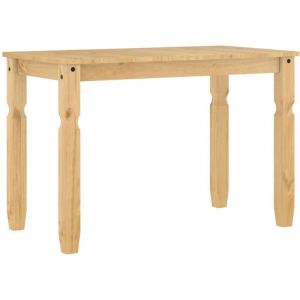 VidaXL Table À Manger Corona 112x60x75 Cm Bois Massif De Pin
