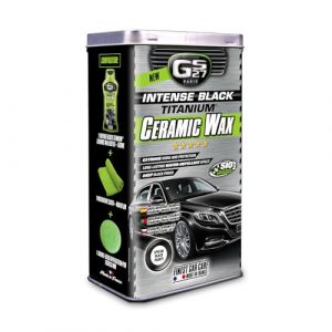 GS27 Lustreur Carrosserie Titanium C&eacute;ramique Noir Intense - Produit d&rsquo;Entretien Automobile - Brillance instantan&eacute;e - sans rin&ccedil;age - 500 ML