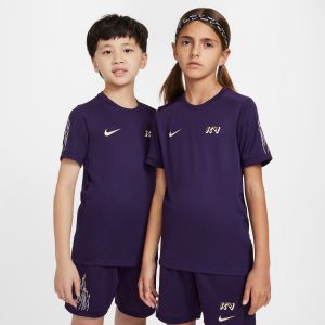 Nike Haut de foot Dri-FIT Kylian Mbapp&eacute; Academy pour ado - Pourpre - Taille S - Unisex