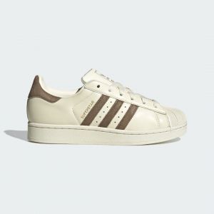 Adidas Superstar Pony Hair Blanc/marron