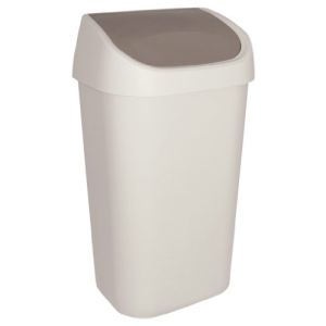 Allibert Poubelle Mistral avec couvercle swing en polypropylène (50 L)