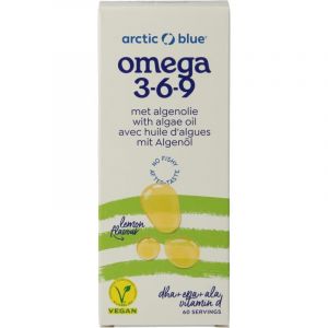 Arctic Blue Omega 3 Olio di Alghe DHA+EPA e Semi di Canapa ALA con Vitamina D3