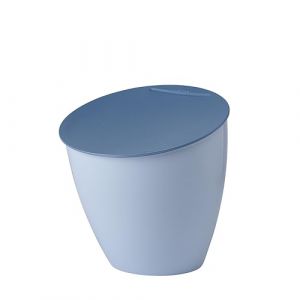 Rosti mepal Poubelle de Cuisine Calypso - Petite Poubelle avec Couvercle - Récipient pour Déchets Résiduels - Idéal pour l'organisation de la Cuisine - Lavable au Lave-vaisselle - 2200 ml - Nordic blue