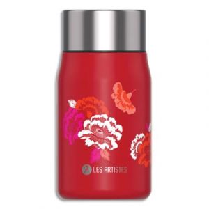 Les Artistes Paris Lunchbox isotherme - 700ml - acier inox - conserve frais 12h - chaud 12H - couverts - Design Asie