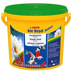 Sera Koi Royal Medium Aliment pour poisson - 3,8 L