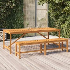 Image de VidaXL Banc de jardin 180 cm bois massif d'acacia 362239