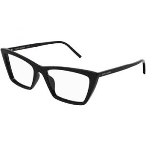 Saint laurent Femme SL 737 MICA THIN OPT 001 Cadres Vista Acétate Noir Transparent Carré
