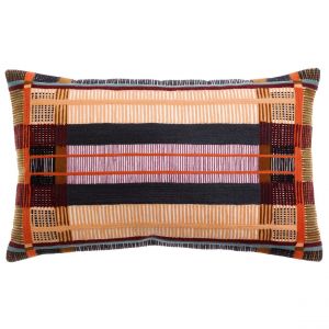 Declikdeco Coussin brodé Kaël Multico 30 x 50