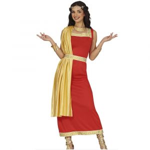D&eacute;guisement Romaine Toge Rouge Or Femme