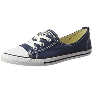 Image de Converse CTAS Ballet Lace Navy-Women, Baskets Slip-on Femme, Bleu (Navy 410), 37 EU