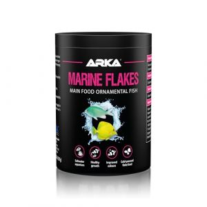 MICROBE-LIFT Marine Flakes - 1000 ML - Nourriture en Flocons de qualité pour Poissons d'eau de mer, favorise Les Couleurs et la Croissance, pressée à Froid, soutient la santé des Poissons.