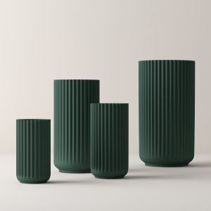 Lyngby Porcelæn Vase Lyngby Copenhagen vert mate 25 cm