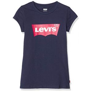 Levi's Kids Lvg S/S Batwing Tee T-shirt Fille Bleu 2 ans