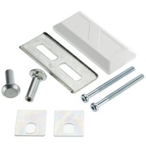 Abus 106644 PV1820 Boitier de raccordement fermé pour boulon armé Blanc