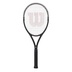 Wilson Pro Staff Precision 100 Tennis Racket, Noir/Rouge/Blanc