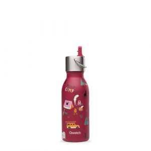 Qwetch Bouteille isotherme inox Kids grenat 35 cl