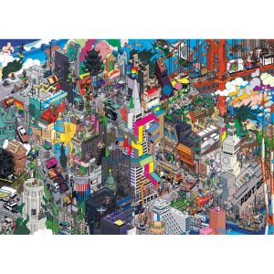 Heye Puzzle 1000 pièces : pixorama san francisco quête